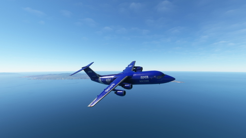 Livery for JustFlight BAe-146QT-300 Russian Post