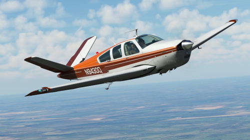 1975 Retro livery for Carenado/Microsoft Bonanza V35B