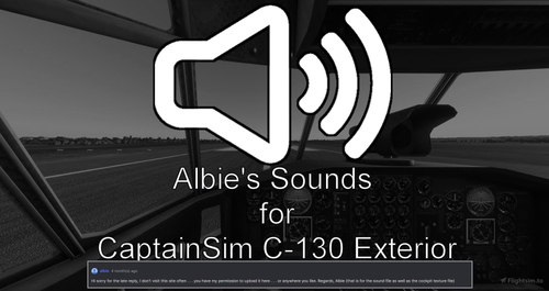 Albie's Sound Mod for CaptainSim C-130 Exterior