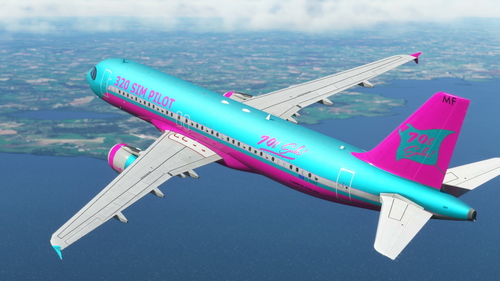 Fenix A320 G-SIMF A320 Sim Pilot 70k Special Livery