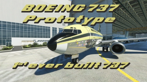 PMDG 737-600 w/ cabin Boeing 737 prototype (N73700)