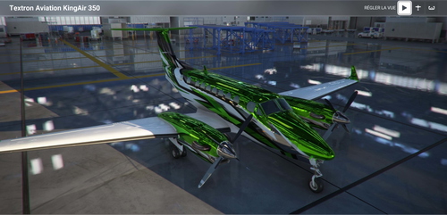 KingAir350 - Green and Red racing liveries