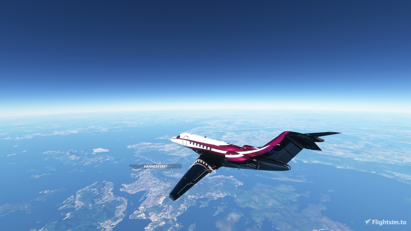 Asobo Longitude Racing Red 对于 Microsoft Flight Simulator | MSFS