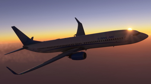Pan Am 2023 Fictional Livery (PMDG 737-900 and 900ER)