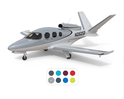UNFINISHED 4K | PACK (8 Colors) SF50 Vision Jet APEX PREMIUM COLLECTION G2 | Custom Registration