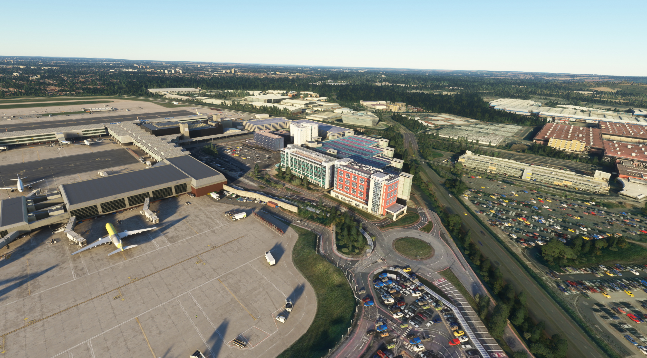 Surrounding buildings for Birmingham International Airport [EGBB] - Maccosim EGBB Compatible - Image 1