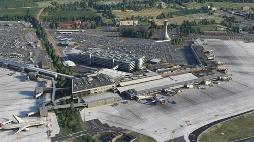 Pyreegue Dev Co's Edinburgh airport - no static aircraft