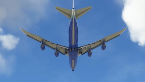 747-8 United Airlines Blue Tulip thumbnail 5