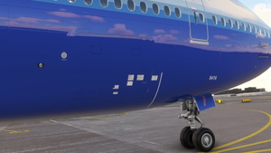 747-8 United Airlines Blue Tulip thumbnail 4