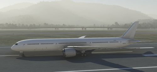 787 Plain Livery