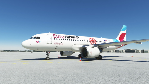 [A32NX] [8K] Eurowings Eintracht Francfort Europapokal livery