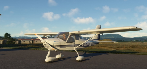 [8k] Tecnam P92 Echo München-Jesenwang D-MEBH Livery