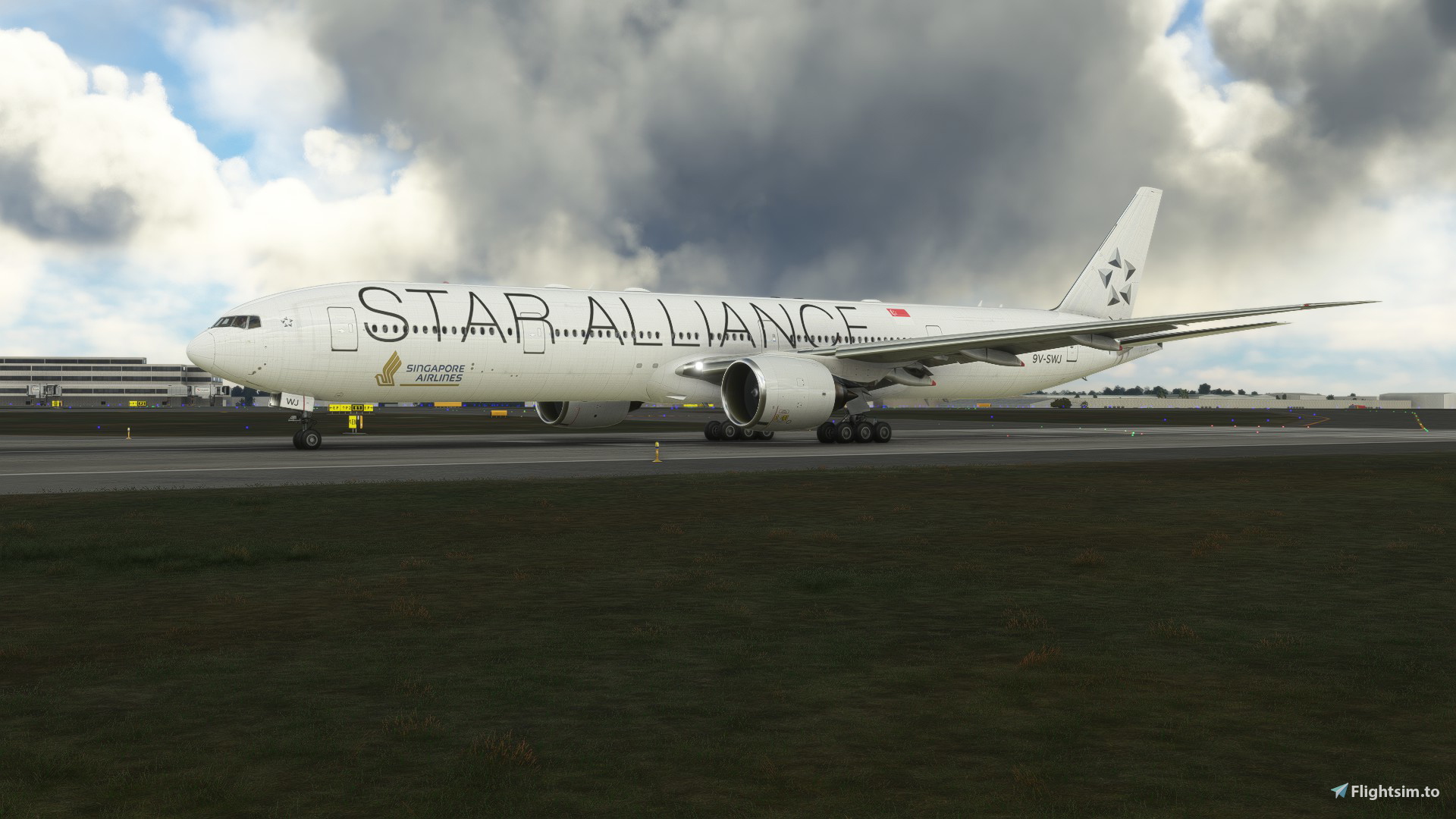 [8K]Singapore Airlines Star Alliance 9V-SWJ - Image 1