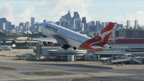A310 Qantas 2016 VH-TAD with Interior