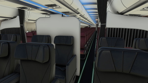 A310 Qantas 2016 VH-TAD with Interior thumbnail 7