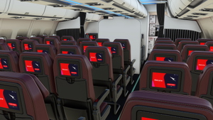 A310 Qantas 2016 VH-TAD with Interior thumbnail 2