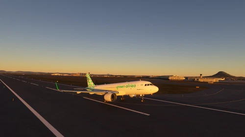 A320 Green Africa  (an a220 livery turned into an a320 NEO one) 4k