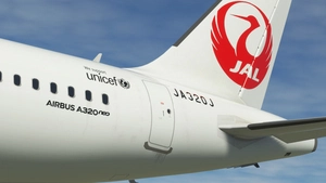 [A32NX] Japan Airlines JA320J [8K] Livery thumbnail 6