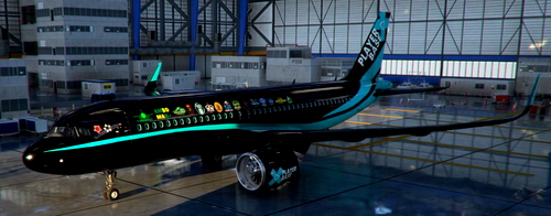 [A32NX] A320NX PlayerBase 'Streamer Stripe' Livery for Microsoft Flight ...