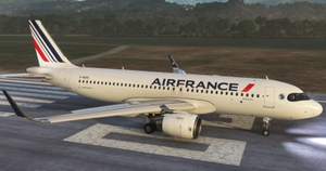 [A32NX] Air France "Ajaccio"Bordeaux"Brest"Lille"Lyon"Perpignan" "2021 livery" thumbnail 2