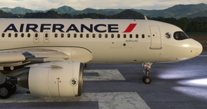 [A32NX] Air France "Ajaccio"Bordeaux"Brest"Lille"Lyon"Perpignan" "2021 livery" thumbnail 4