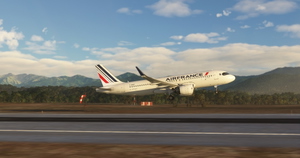[A32NX] Air France "Ajaccio"Bordeaux"Brest"Lille"Lyon"Perpignan" "2021 livery" thumbnail 6
