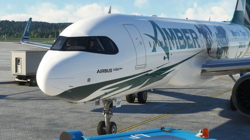 [A32NX] FlyByWire A320Neo -  OK-BRF - WorldTour/  Amber Virtual Airlines / 4K 