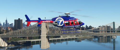 ABC 7 Eyewitness News | N77NY | Bell 407