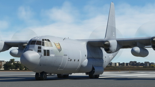 AC-130 Spooky team livery for the Captainsim's C-130E
