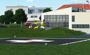 ADAC Luftrettung LRZ Christoph 18 + Main-Klinik Ochsenfurt thumbnail 6