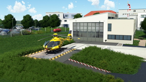 ADAC Luftrettung LRZ Christoph 18 + Main-Klinik Ochsenfurt thumbnail 3