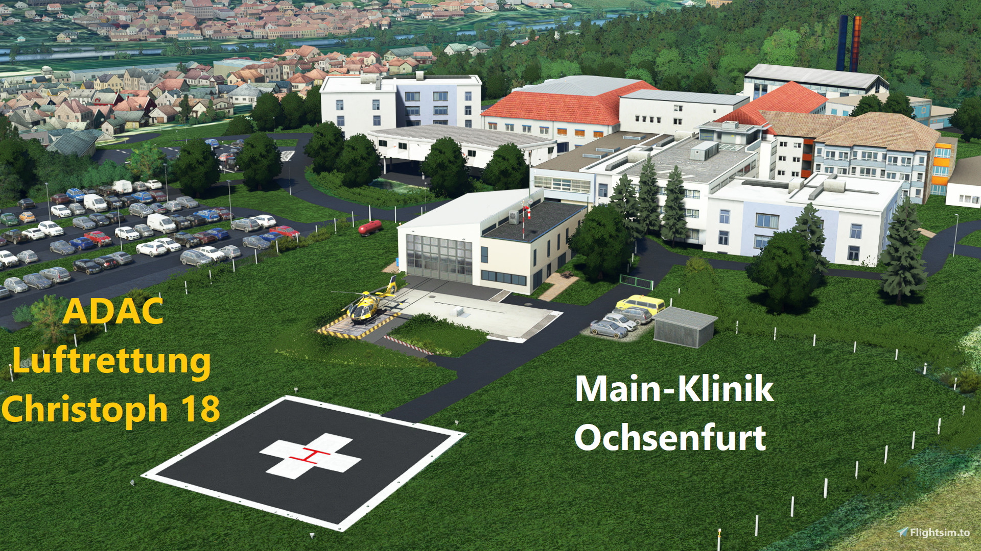 ADAC Luftrettung LRZ Christoph 18 + Main-Klinik Ochsenfurt - Image 2