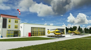 ADAC Luftrettung LRZ Schkeuditz, Christoph 61 & 63 thumbnail 2