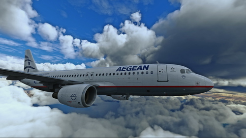 Aegean Airlines (AEE) SX-DVL - Fenix Simulations A320 | [8K] | [RUSSIANPILOT]