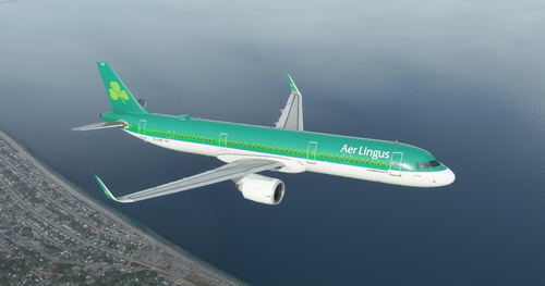 Aer Lingus "1996 livery" "EI-LRC" LatinVFR A321 Neo leap