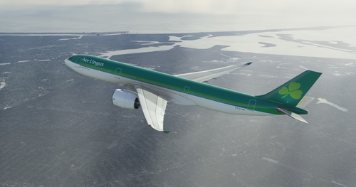 Aer Lingus "1996 livery" "no mask" Headwind A330-900