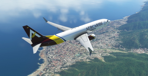 AerCaribe PMDG B737-800BCF Scimitar winglets