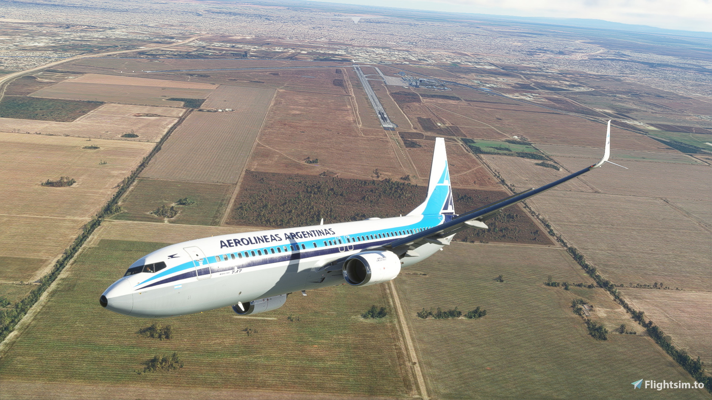 Aerolineas Argentinas LV-JMY "RETRO LIVERY" PMDG 738 SSW for Microsoft