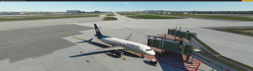 AeroMexico (AMX) XA-MAK for Fenix Airbus A320, Texture 8K