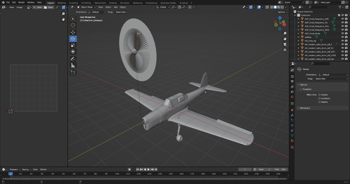 Aeroplane Heaven DH Canada DHC–1 Chipmunk (Bubble cockpit) paintkit. Blender only.