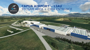 Capua Airport + TECNAM Area and CIRA entrance (LIAU) thumbnail 3