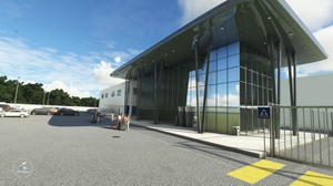 Capua Airport + TECNAM Area and CIRA entrance (LIAU) thumbnail 7