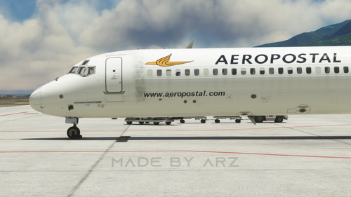 Aeropostal YV130T MD83 - MaddogX (Legacy)