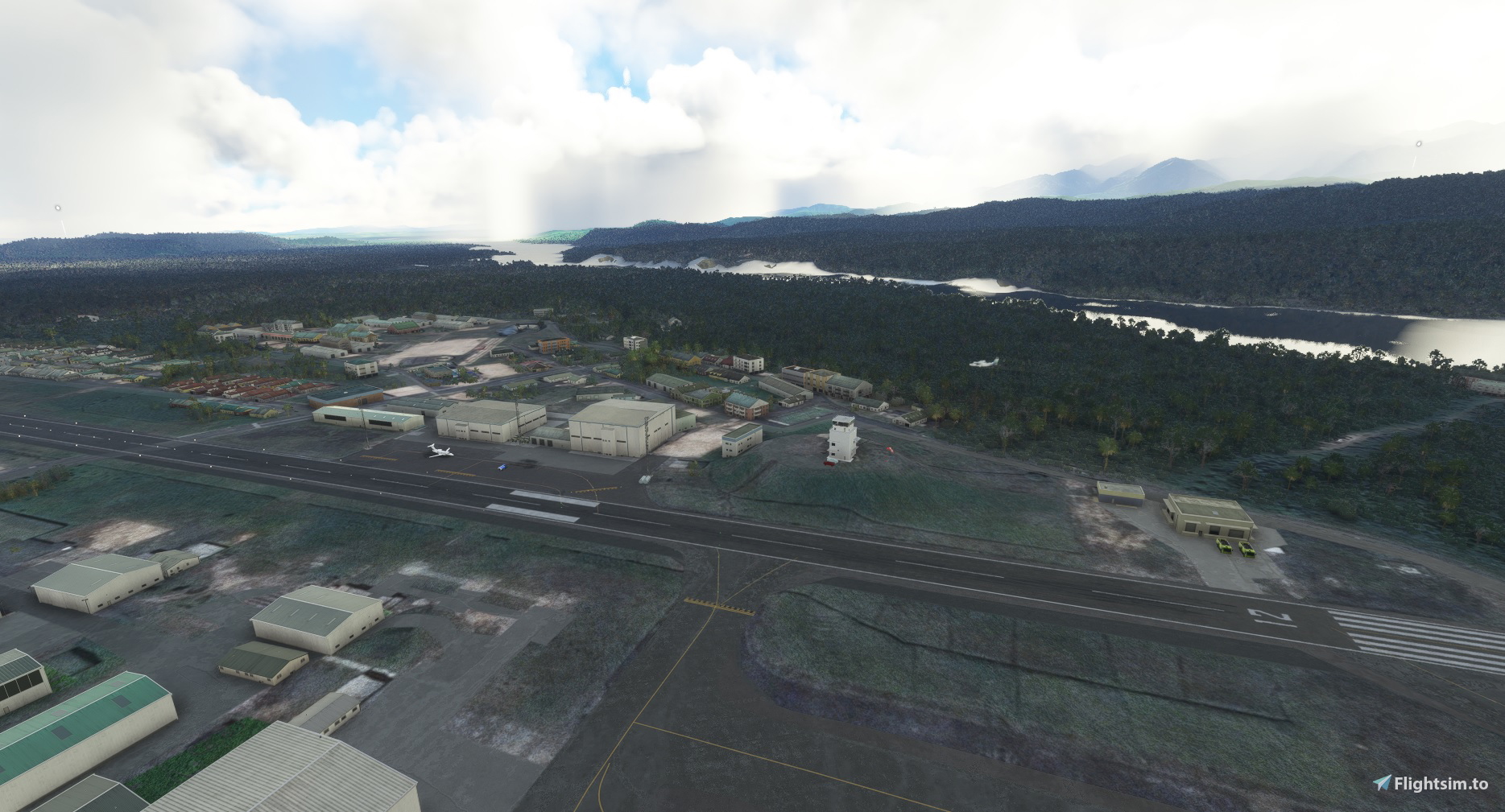 Aeropuerto Rio Amazonas de la ciudad Shell-Mera, Pastaza, Ecuador. ICAO ...