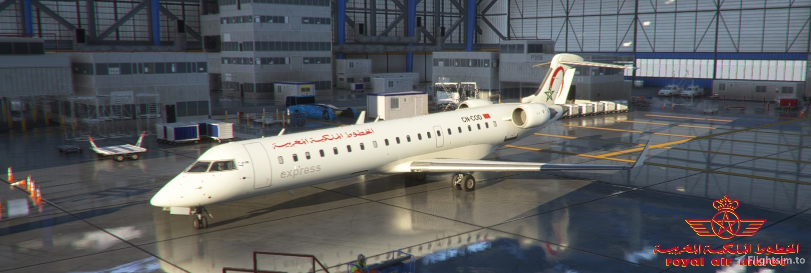 Aerosoft CRJ550 Royal Air Maroc Express CN-COD for Microsoft Flight  Simulator | MSFS