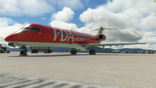(Fictional)CRJ700ER FUJI DREAM AIRLINES "Dream Red" (JA01FJ)