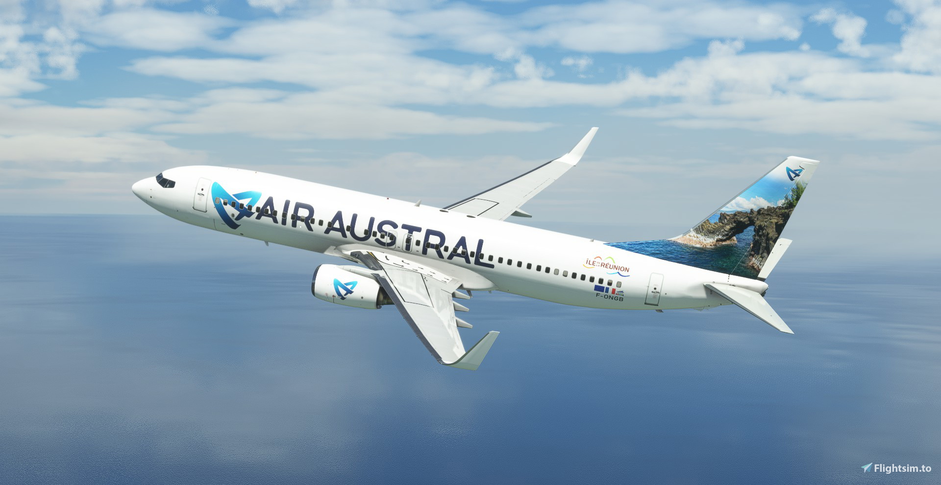 Air Austral "F-ONGB" PMDG B737-800 - Image 1