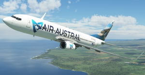 Air Austral "F-ONGB" PMDG B737-800 thumbnail 8