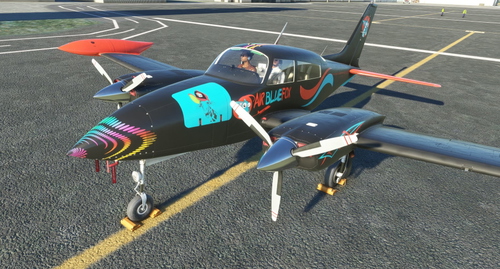 Air BlueFox VA - Milviz Cessna 310R 