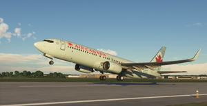  Air Canada "2005 livery" PMDG B737-800 thumbnail 5